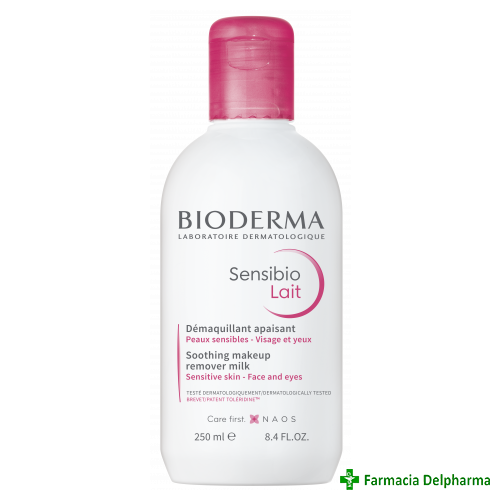 Sensibio Lapte demachiant x 250 ml, Bioderma