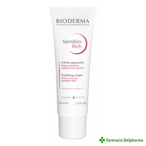 Sensibio Rich crema x 40 ml, Bioderma