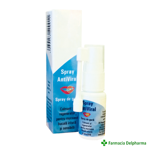 Spray antiviral pentru cavitatea bucala x 15 ml