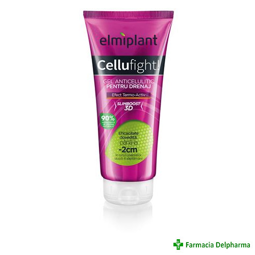 Gel anticelulitic pentru drenaj Cellufight x 200 ml, Elmiplant