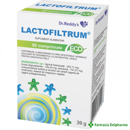 Lactofiltrum x 60 compr., Dr. Reddy's
