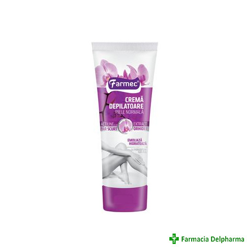 Crema depilatoare piele normala orhidee x 150 ml 821, Farmec