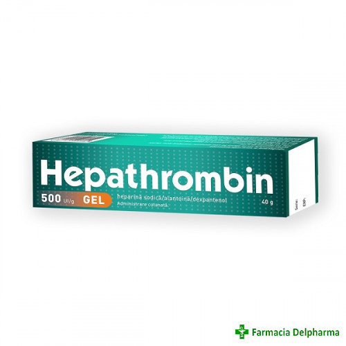 Hepathrombin gel 500 UI/g x 40 g, Stada