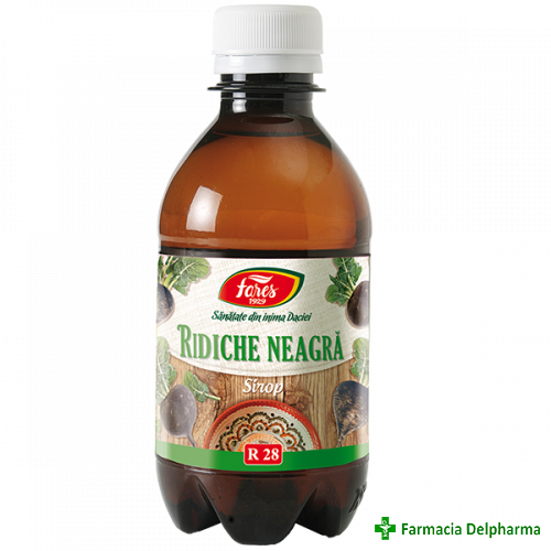 Ridiche Neagra sirop R28 X 250 ml, Fares