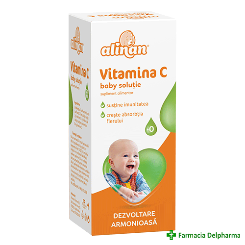 Alinan Vitamina C baby solutie x 20 ml, Fiterman