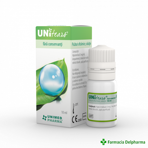 UNItears picaturi oftalmice x 10 ml, Unimed Pharma