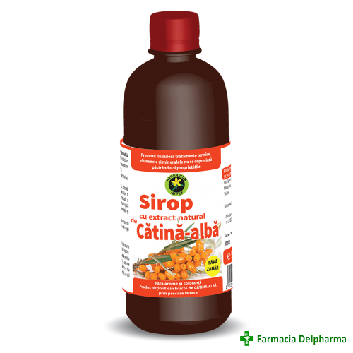 Sirop de Catina-Alba fara zahar x 500 ml, Hypericum