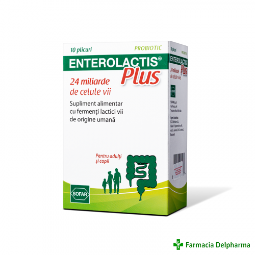 Enterolactis Plus x 10 plicuri, Sofar