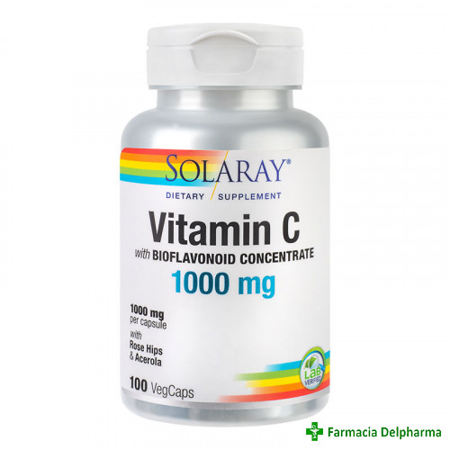 Vitamina C 1000 mg Solaray x 100 caps., Secom
