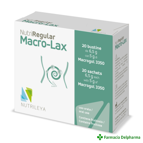 NutriRegular Macro-Lax x 20 plicuri, Nutrileya
