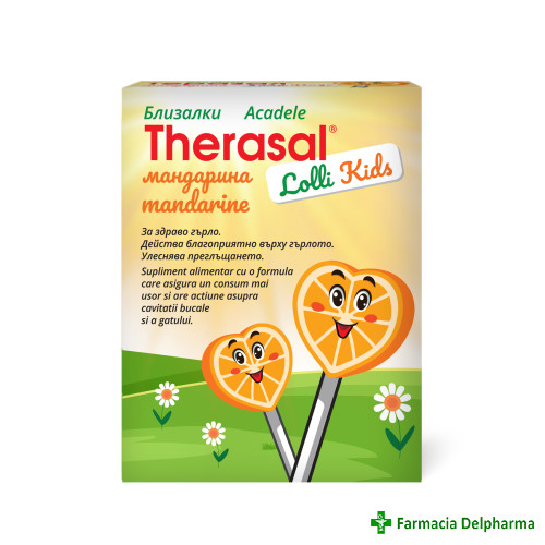 Therasal lolli kids aroma mandarine x 6 acadele