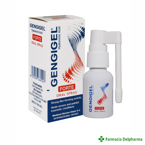 Gengigel forte spray oral cu acid hialuronic 0.04% x 20 ml (ean: 0227)