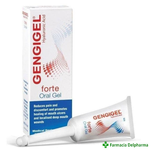 Gengigel forte gel oral cu acid hialuronic 0.8% x 8 ml (ean: 0203)