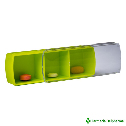 Organizator medicamente mini - 3 compartimente, Anabox