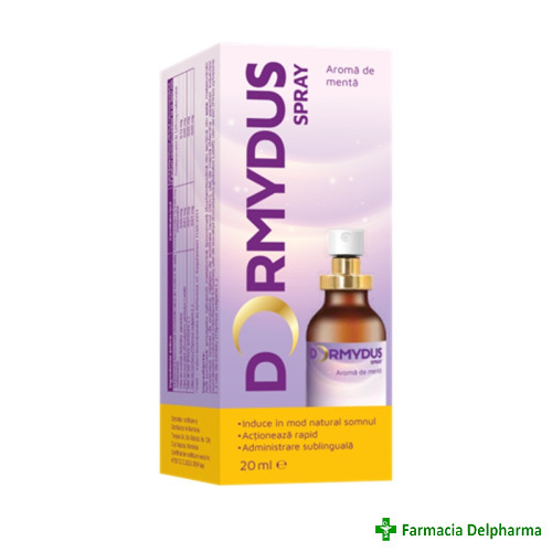 Dormydus spray sublingual aroma menta x 20 ml, Terapia