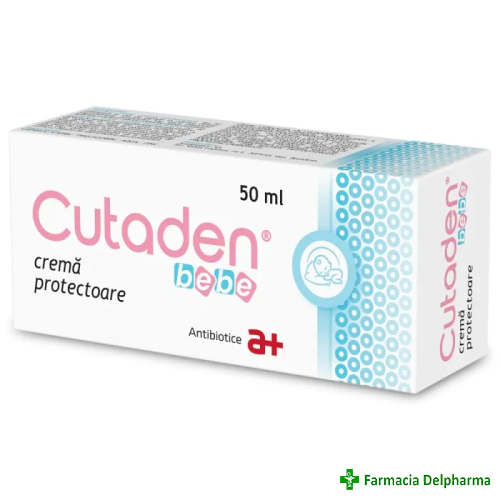 Crema protectoare Cutaden Bebe x 50 ml, Antibiotice