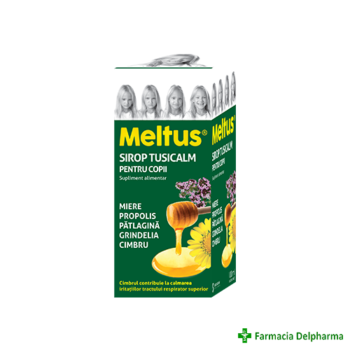 Meltus sirop Tusicalm pentru copii x 100 ml, Solacium