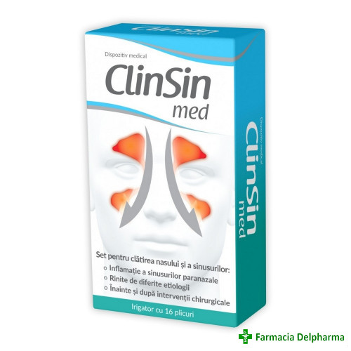 Clinsin Med (irigator + 16 plicuri), Zdrovit