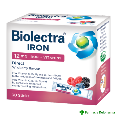 Biolectra iron direct x 30 plicuri