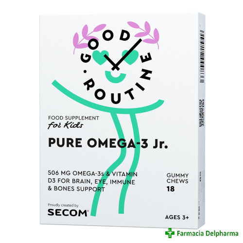 Pure omega-3 jr jeleuri x 18 buc