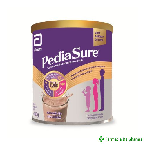 Pediasure pulbere aroma de ciocolata x 400 g
