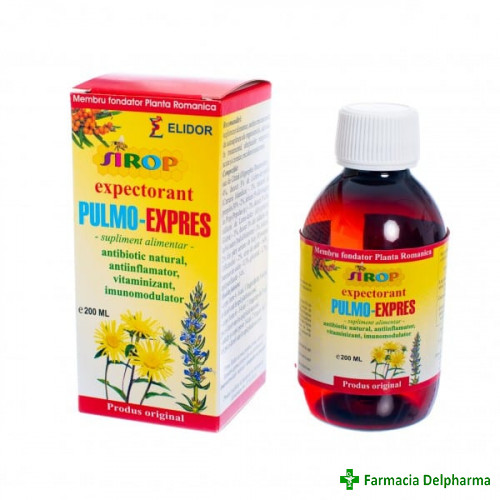 Sirop Pulmo-Expres x 200 ml, Elidor