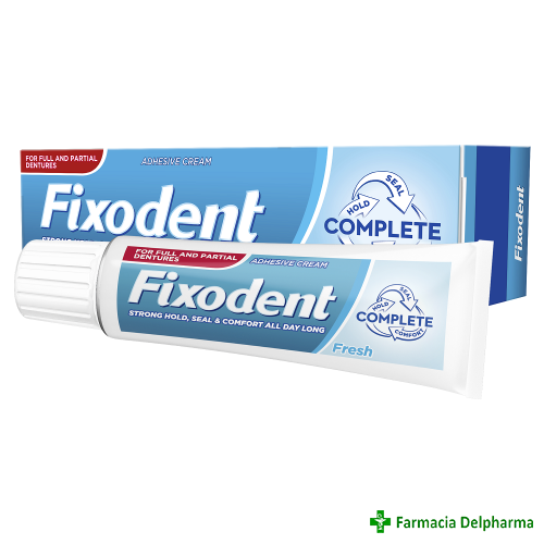 Crema adeziva Fixodent Complete Fresh x 40 g, Procter & Gamble