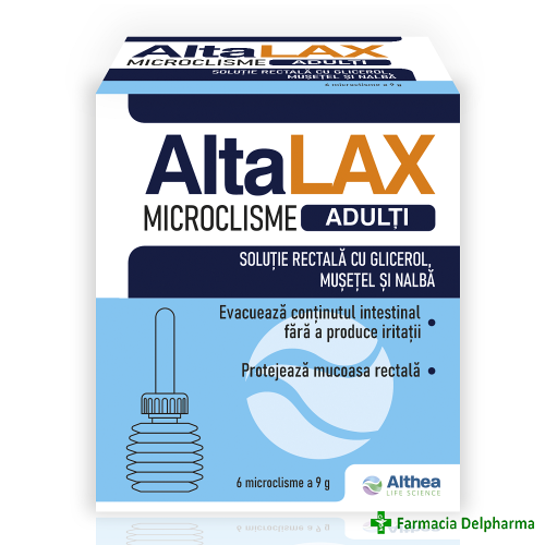Microclisme adulti AltaLax x 6 buc., Althea Life Science
