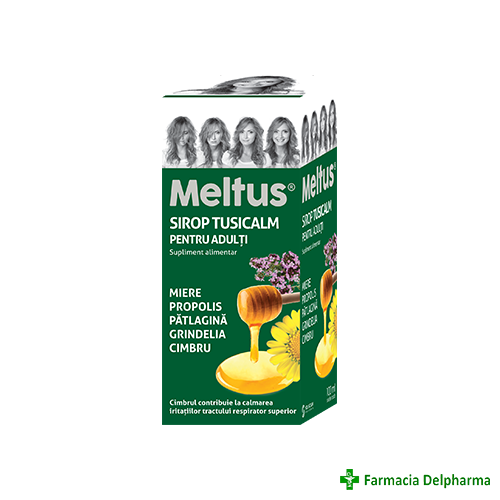 Meltus sirop Tusicalm pentru adulti x 100 ml, Solacium