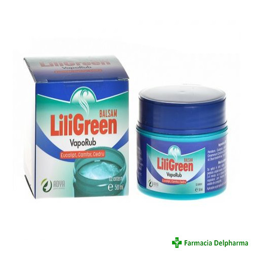 VapoRub balsam LiliGreen x 50 ml, Adya