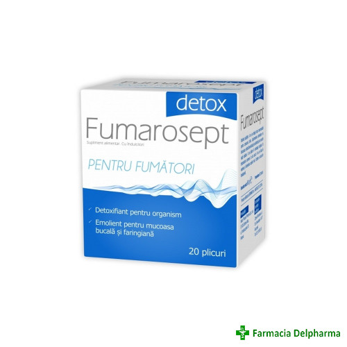 Fumarosept Detox  x 20 plicuri, Zdrovit