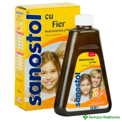 Sanostol cu Fier sirop x 230 ml, Takeda