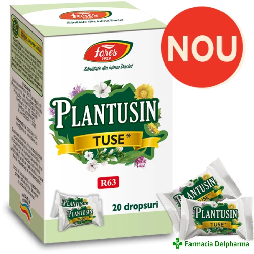 Plantusin tuse dropsuri R63 x 20 buc., Fares
