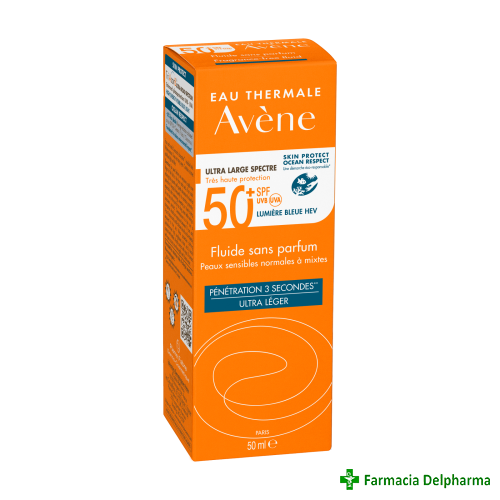 Fluid fara parfum SPF 50+ Triasorb Avene Sun x 50 ml, Pierre Fabre