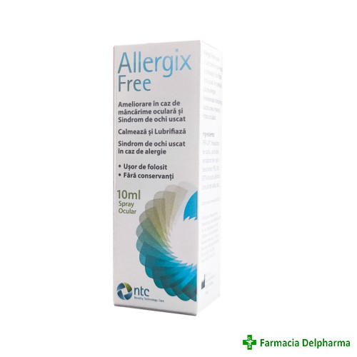 Allergix Free spray ocular x 10 ml, Magna Pharm