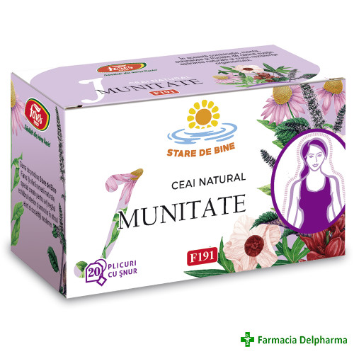 Ceai Imunitate dz F191 x 20 plicuri, Fares
