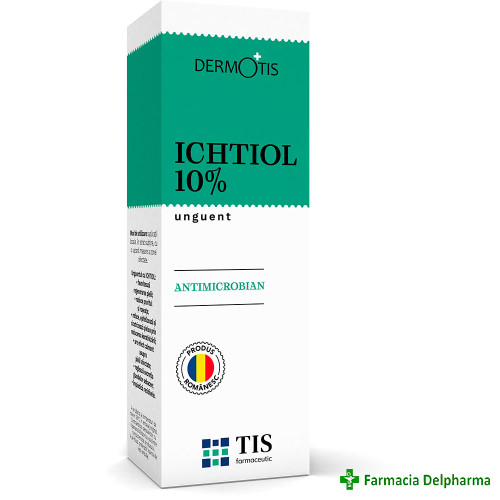 Ichtiol unguent 10% Dermotis x 25 ml, Tis Farmaceutic