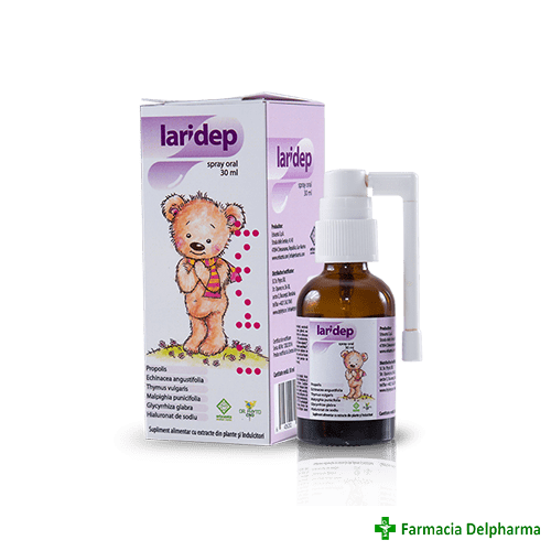 Laridep spray oral x 30 ml, Dr. Phyto
