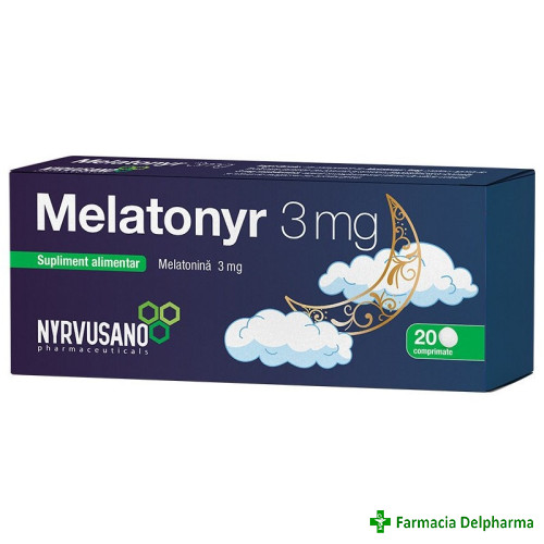 Melatonyr 3 mg x 20 compr., Nyrvusano