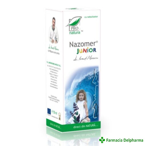 Nazomer Junior spray nazal x 30 ml, Pro Natura