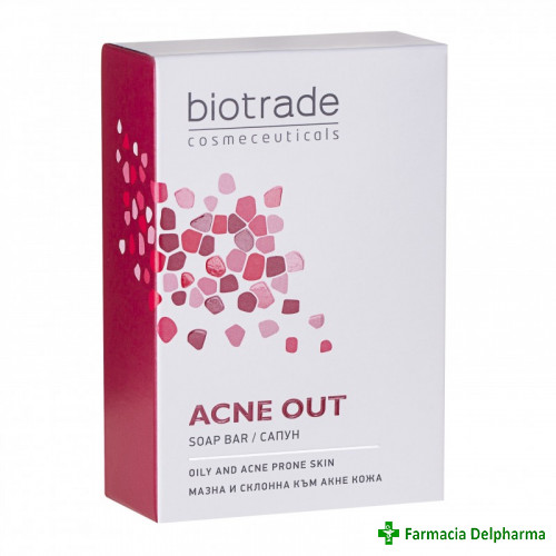 Sapun pentru ten gras Acne Out x 100 g, Biotrade