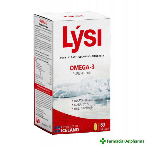 Lysi Omega 3 x 80 caps., Lysi