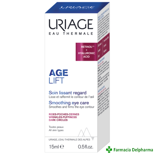 Crema contur ochi pentru lifting si fermitate Age Lift x 15 ml, Uriage