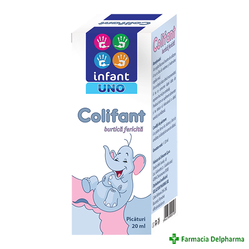 Colifant picaturi orale Infant Uno x 20 ml, Solacium