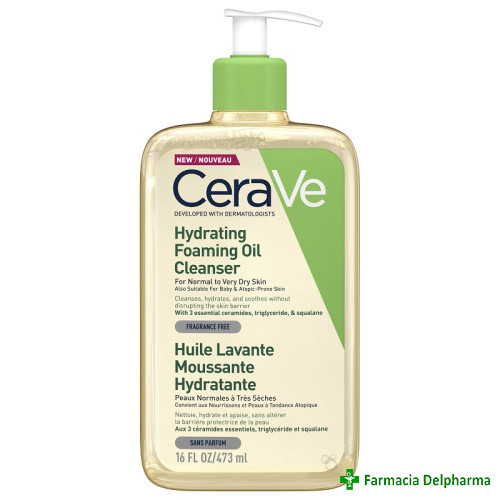 Ulei de curatare spumant hidratant x 473 ml, CeraVe