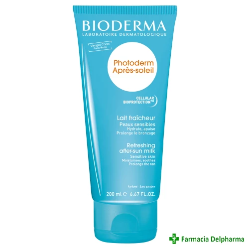 Photoderm Lotiune reparatoare dupa plaja x 200 ml, Bioderma