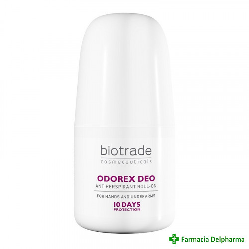 Deo roll-on antiperspirant impotriva transpiratiei excesive Odorex Deo x 40 ml, Biotrade