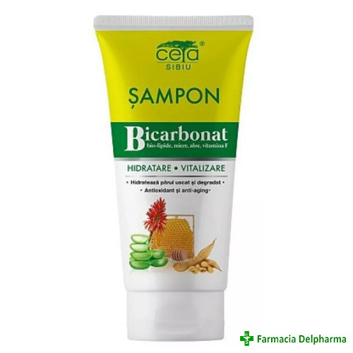 Sampon cu Bicarbonat Hidratare si Vitalizare x 200 ml, Ceta