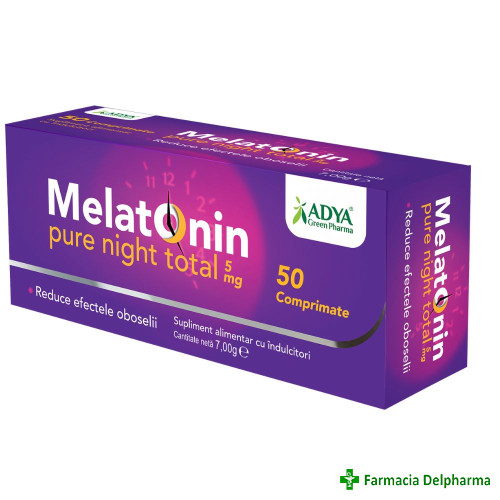 Melatonin Pure Night Total 5 mg x 50 compr., Adya