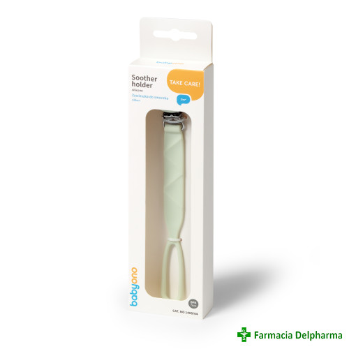 Lant pentru suzeta din silicon verde x 1 buc. 1469/04, Babyono